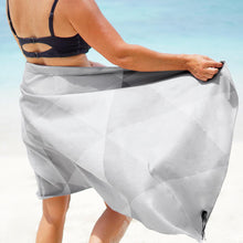 Load image into Gallery viewer, woman with grey towel draped around waist and one arm outstretched
